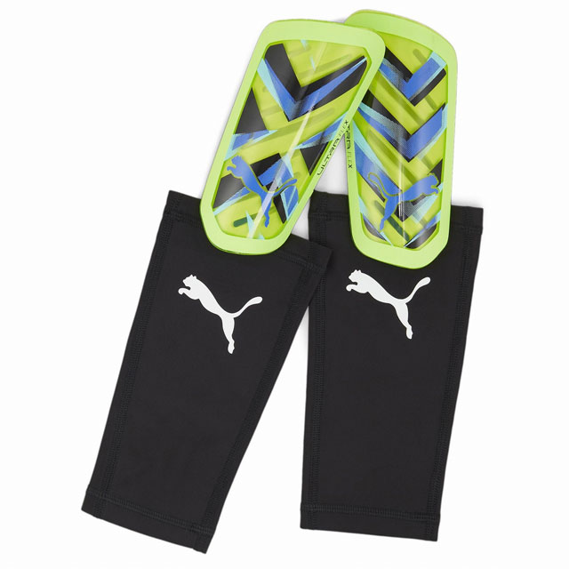 プーマ サッカー フットサル レガース シンガード すね当て ウルトラ フレックス スリーブ フィジー アップル 小物 アクセサリー 030871-12