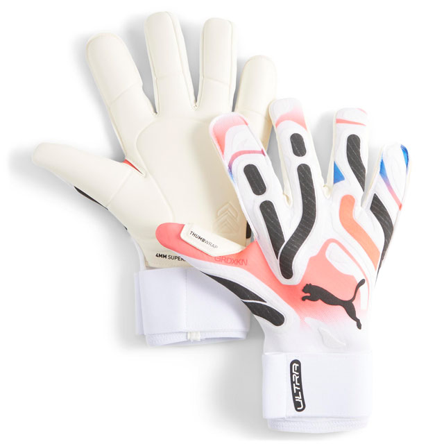 30％OFF！ プーマ サッカー キーパーグローブ ウルトラ アルティメット HYBRID プーマホワイト ゴールキーパー用品 041858-01