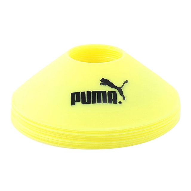 【プーマ】 サッカー フットサル トレーニング用品 マーカー 10個入り イエロー 小物 その他用品  052824-01