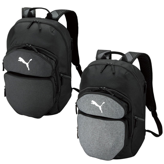 プーマ サッカー フットサル TEAMFIMAL チームファイナル バックパック 約35L リュック かばん ブラック グレー シューズ収納 部活 遠征 090733