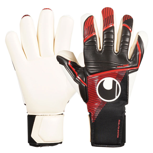 【ウールシュポルト】 サッカー キーパーグローブ パワーライン アブソルートグリップ フィンガーサラウンド ブラック ゴールキーパー用品 【uhlsport2023FW】 1011306-01