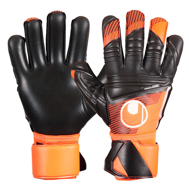  ウールシュポルト サッカー キーパーグローブ スーパーレジスト ハーフネガティブ フローオレンジ ゴールキーパー用品 【uhlsport2023FW】 1011316-01
