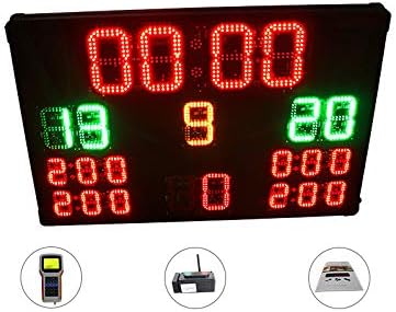 NEWTRY 得点板 スコアボード スポーツタイマー LEDタイマー 超大型 22桁 室外用 カヤック/野球/サッカー/バスケ/バドミントン/競技/試合など用