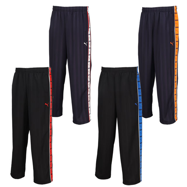 プーマ サッカー フットサル ウェア スポーツウェア SHADOW STRIPE ニットパンツ ロングパンツ 527755