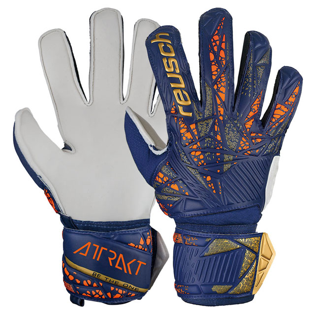 ロイシュ サッカー キーパーグローブ アトラクト ソリッド プレミアムブルー ゴールキーパー用品 手袋 reusch 5460515-4410
