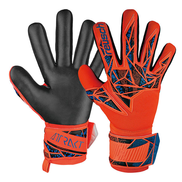 ロイシュ サッカー キーパーグローブ アトラクト インフィニティ NC ハイパーオレンジ 【reusch】 5460725-2211 ※返品・交換・キャンセル不可商品