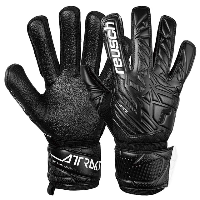ロイシュ サッカー キーパーグローブ ジュニア アトラクト レジスト ブラック ゴールキーパー用品 reusch 5562615-7700