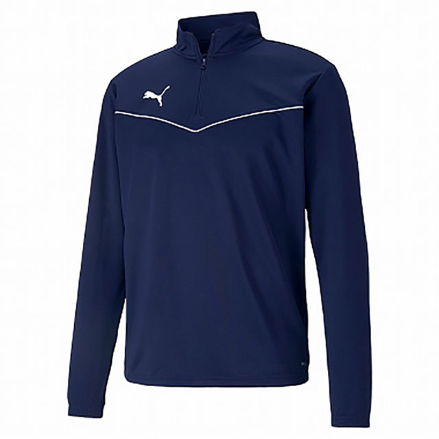プーマ サッカー フットサル トレーニングウェア TEAMRISE 1/4 ジップトップ ピーコート 657643-06