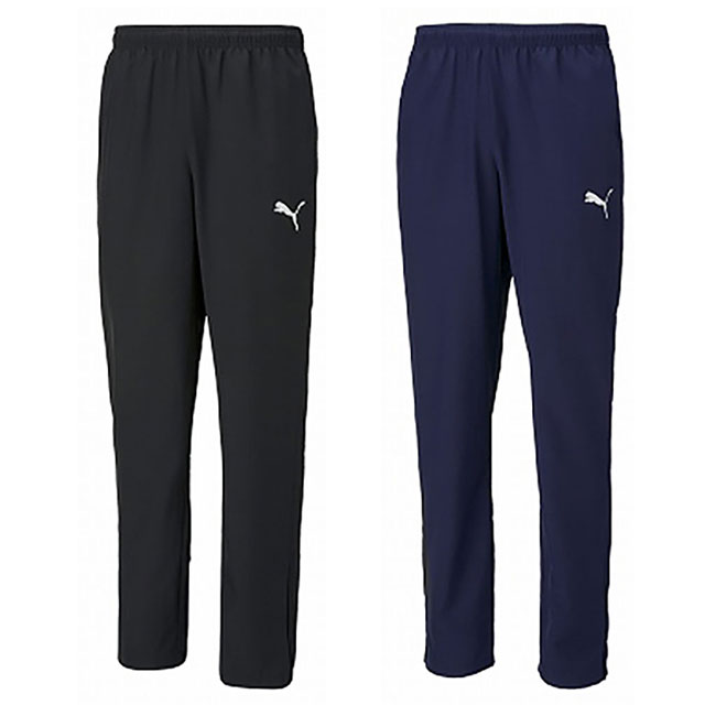 プーマ サッカー フットサル TEAMRISE ウーブンパンツ ロングパンツ ジャージ トレーニングウェア 657645 ※返品・交換・キャンセル不可