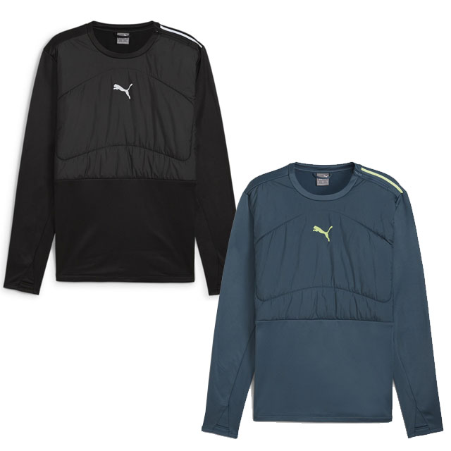 プーマ サッカー フットサル INDIVIDUALWINTERIZED ハイブリッド トップ プルオーバー 長袖 保温 防寒 659815 ※返品・交換・キャンセル不可