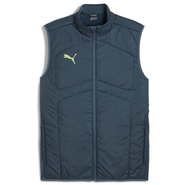 プーマ サッカー フットサル INDIVIDUALWINTERIZED ジレ ベスト 保温 防風 グレースキー 659824-02 ※返品・交換・キャンセル不可