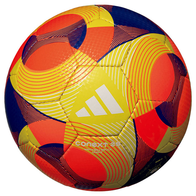 アディダス サッカーボール コネクト25 リーグ 4号球 2025 FIFA主要大会 公式試合球 レプリカ4号球 別色モデルパワーオレンジ JFA検定球 （adidas2025bal） ADF404OR