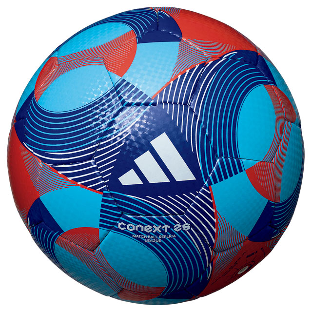 アディダス サッカーボール コネクト25 リーグ 2025 FIFA主要大会 公式試合球 レプリカ5号球 別色モデル 5号球 ブライトシアン JFA検定球 （adidas2025bal） ADF504SK