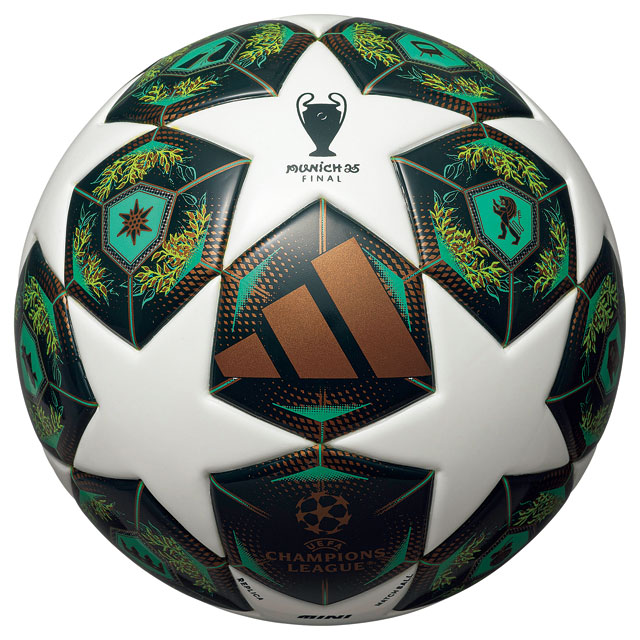  アディダス サッカーボール フィナーレ ミュンヘン ミニ ミニボール UEFA チャンピオンズリーグ 24-25 ノックアウトフェーズ公式試合レプリカ球 （adidas2025ball） ADFM140MU