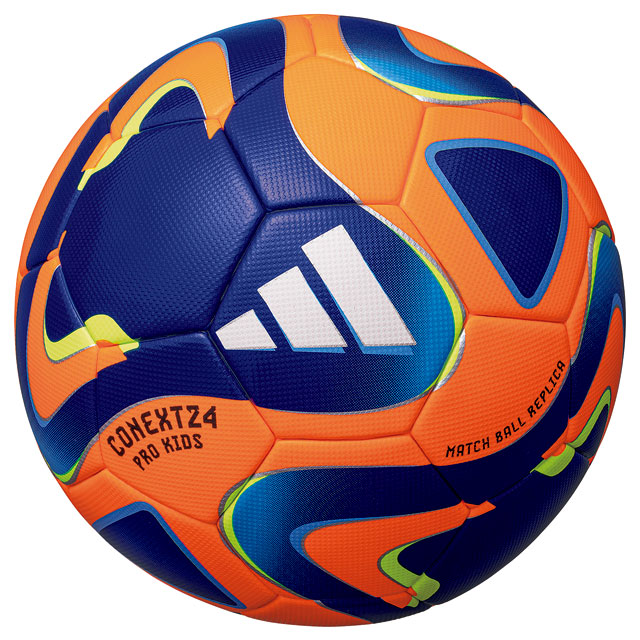 アディダス サッカーボール 2024年FIFA主要大会 公式試合 レプリカボール コネクト24 プロ キッズ 4号球 ソーラーオレンジ サーマルボンディング JFA検定球 【adidas2024ball】 AF48OR