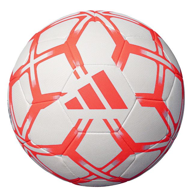 アディダス サッカーボール スターランサー トレーニング 4号球 ホワイト オレンジ ハイブリッド製法 【adidas2024ball】 AF4811WOR