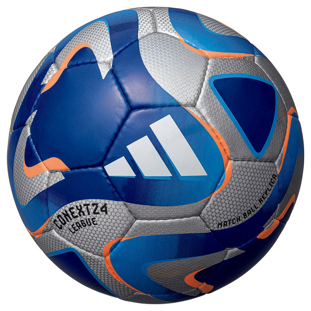 アディダス サッカーボール 2024年FIFA主要大会 公式試合球 レプリカボール コネクト24 リーグ  5号球 メットシルバー JFA検定球 【adidas2024ball】 AF584SL