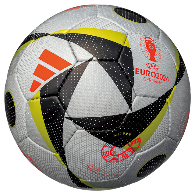 アディダス サッカーボール UEFA EURO2024 決勝・準決勝 公式試合球 レプリカボール フースバルリーベ フィナーレ リーグ ルシアーダ 5号球 JFA検定球 【adidas2024ball】 AF592LUF