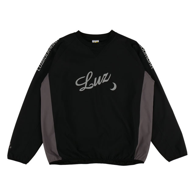 LUZeSOMBRA/ルースイソンブラ サッカー フットサル トレーニングウェア STRETCH TAFTA MESH PULLOVER TOP ブラック F2011107-BLK
