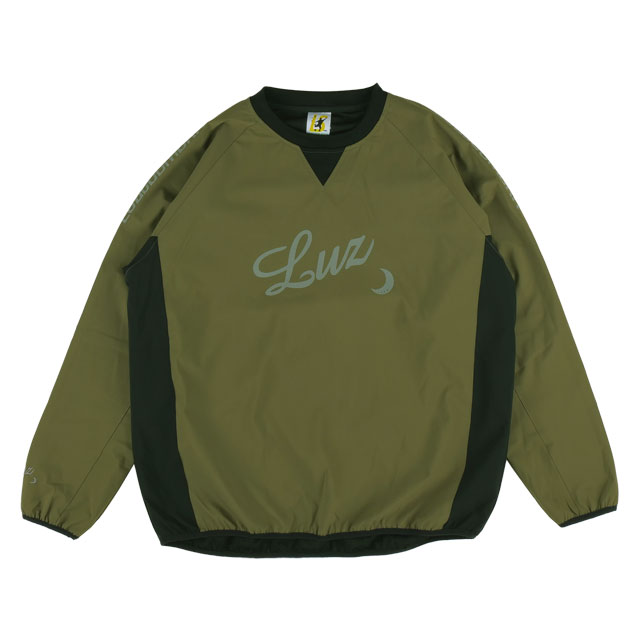 LUZeSOMBRA/ルースイソンブラ サッカー フットサル トレーニングウェア STRETCH TAFTA MESH PULLOVER TOP カーキ F2011107-KHK