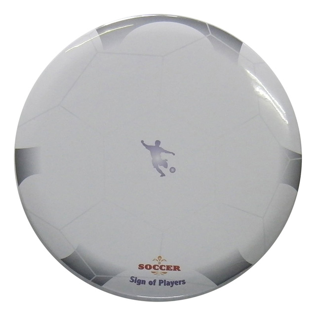 ユニックス e-サインパネル サッカー 色紙 直径25cm サイン 記念品 メモリアル 卒団 プレゼント 寄せ書き FD13-54