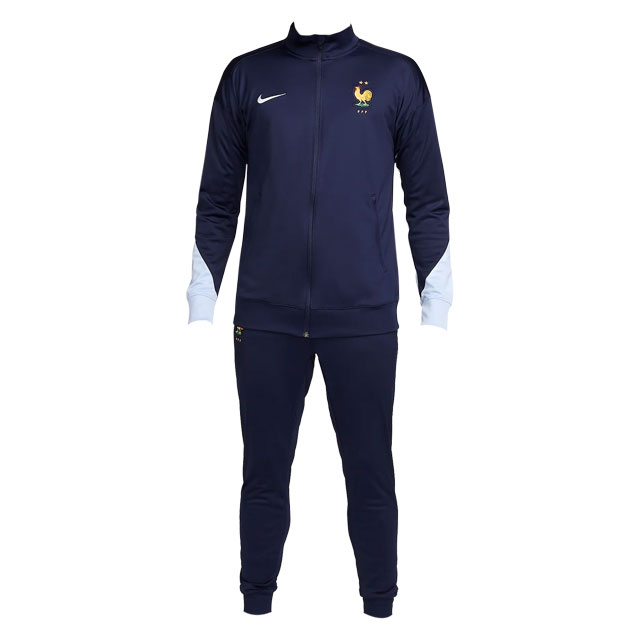 ナイキ サッカー レプリカウェア フランス代表 FFF DF ストライク トラックスーツ K ブラックブルー 【NIKE2024SU】 FJ2343-498