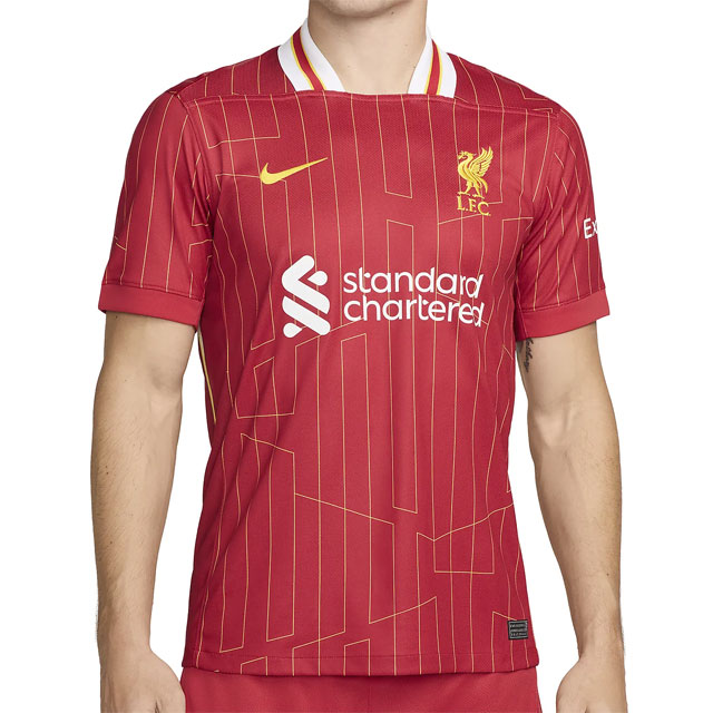 ナイキ サッカー レプリカウェア リバプール FC 24-25 スタジアム ホーム レプリカユニフォーム ジムレッド 【NIKE2024SS】 FN8798-688
