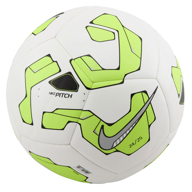 ナイキ サッカーボール ピッチ 4号球 ホワイト ボルト (NIKE2024Ball) FZ2636-102-4