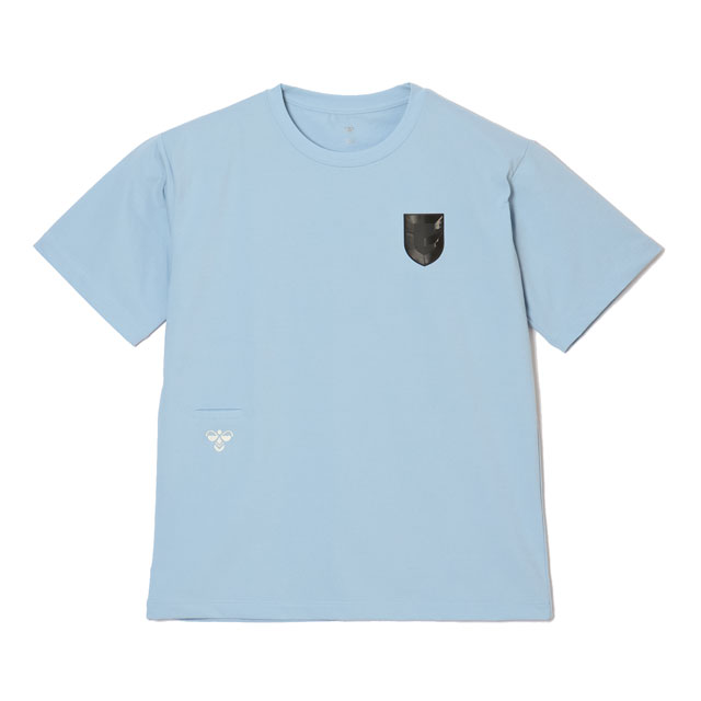 ヒュンメル HMP ハンソデTシャツ ブルー ガンバ大阪 サッカー ウェア 半袖 （hummel2025SS） HAP4206GO-632