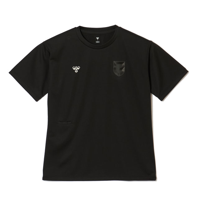 ヒュンメル HMP ハンソデTシャツ ブラック ガンバ大阪 ウェア 半袖 （hummel2025SS） HAP4208GO-90
