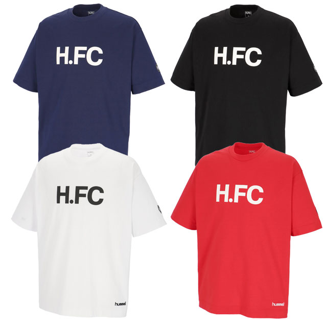 ヒュンメル サッカー フットサル トレーニングウェア H.FC ロゴTシャツ HAP4220