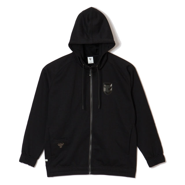 ヒュンメル HMP スウェットフルジップジャケット ブラック ガンバ大阪 サッカー ウェア （hummel2025SS） HAP8294GO-90