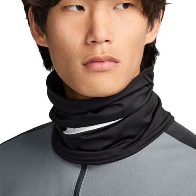 ナイキ サッカー フットサル Dri-FIT アカデミー ネックウォーマー ブラック ホワイト 小物 アクセサリー HF0787-010