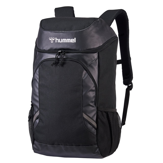 ヒュンメル サッカー フットサル ジュニア チームバックパック 約26L ブラック リュック バッグ かばん HFB8049-90