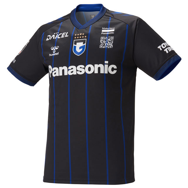 30％OFF ヒュンメル サッカー ジュニア ガンバ大阪 2024 ホーム レプリカユニフォーム シャツ 半袖 ブラック 【hummel2024SS】 HJG1050GOR-1ST