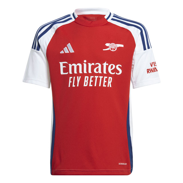 アディダス サッカー レプリカユニウェア ジュニア アーセナルFC 24-25 ホーム レプリカユニフォーム ベタースカーレット 【adidas2024FW】 JNL76-IS8141