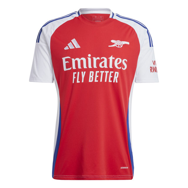 アディダス サッカー レプリカウェア アーセナルFC 24-25 ホーム レプリカユニフォーム ベタースカーレット 【adidas2024FW】 KNW85-IT6141