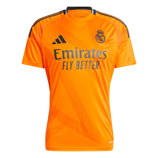 アディダス サッカー レプリカウェア レアル・マドリード 24/25 アウェイ レプリカユニフォーム オレンジ 【adidas2024AW】 KON99-IU5013