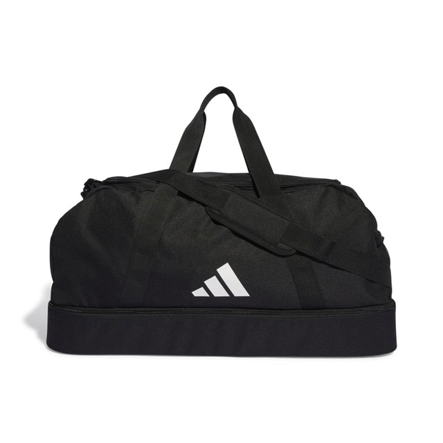 アディダス TIRO リーグ ダッフルバッグ ボトムコンパートメント 約51L ブラック サッカー フットサル かばん バッグ ボストンバッグ MKB42-HS9744 ※返品・交換・キャンセル不可商品