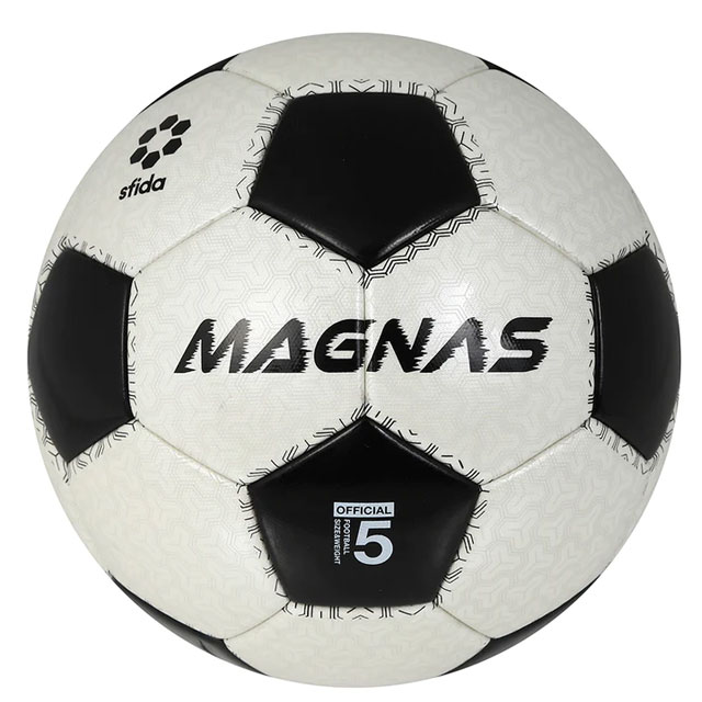 【スフィーダ】 サッカーボール MAGNAS （芝用） 5号球 ホワイト ブラック JFA検定球 サーマル製法 SB23MN02-WHTBLK ※9767