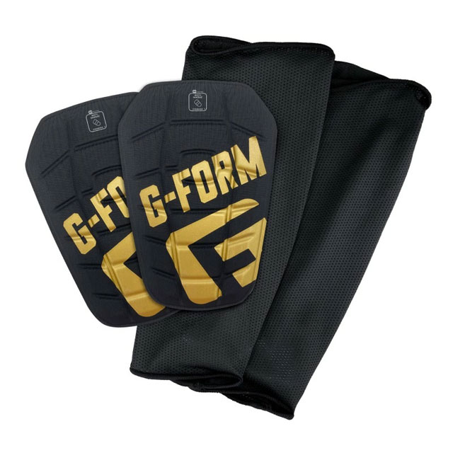 G-FORM サッカー フットサル シンガード レガース すね当て G-フォーム PRO-S BLADE NOCSAE Shin Guards ブラック ゴールド 小物 アクセサリー SP0913101 ※返品・交換・キャンセル不可商品