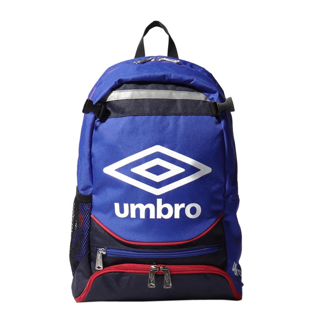 【アンブロ】 サッカー フットサル かばん バッグ リュック ジュニア用フットボールバックパック 約16L ブルー UJS1200J-BLU